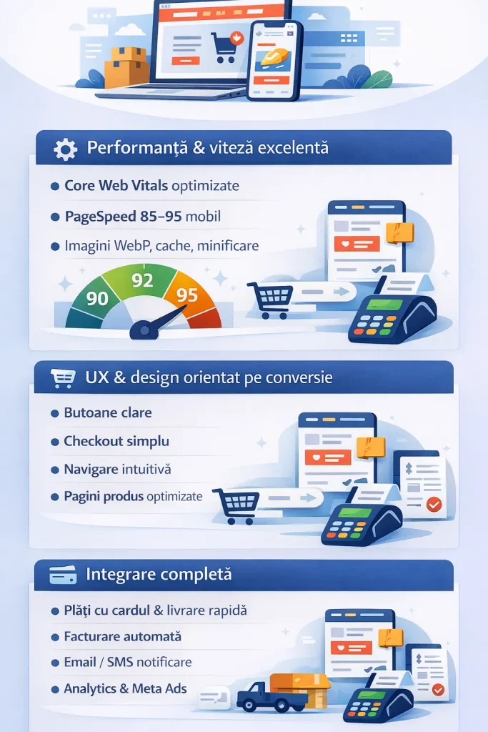 servicii creare magazin online